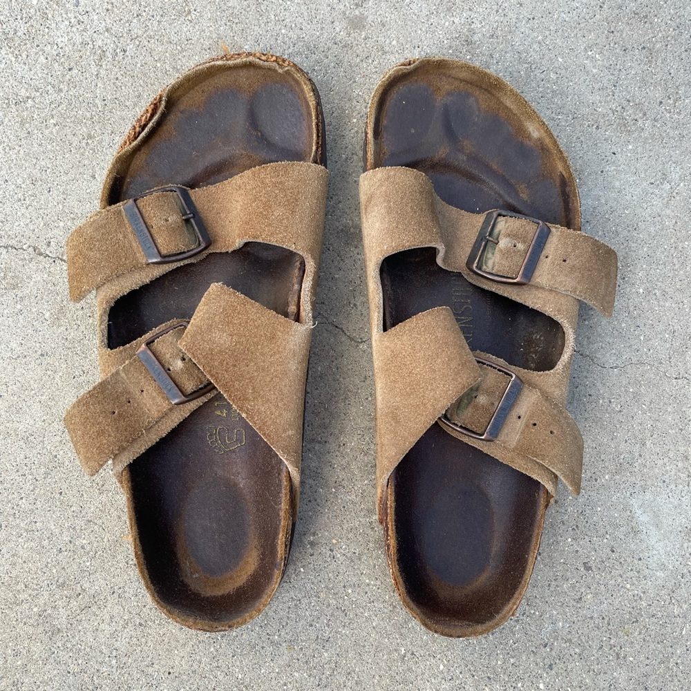 Birkenstock Arizona Style Brown Suede Sandals